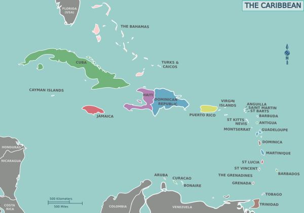 Caribbea Map