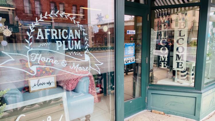 African Plum, Vintage, Antique, shopping, shops, Plainfield shopping