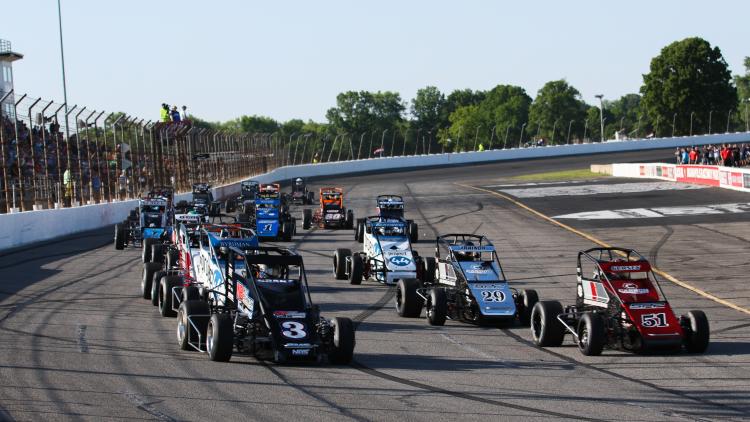 USAC Racing at Lucas Oil Indianapolis Raceway Park (Photo Courtesy of Wayne Riegle)