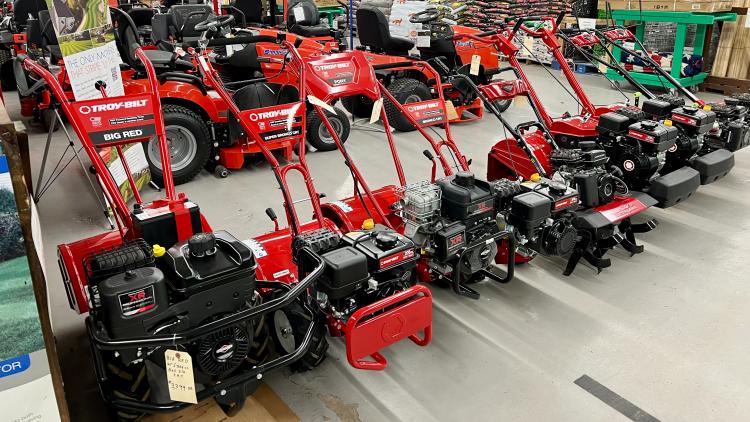 Cox's Plant Farm has all the tools and machines you need.