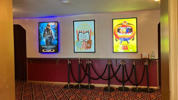 Movie Posters at The Royal Theater in Danville