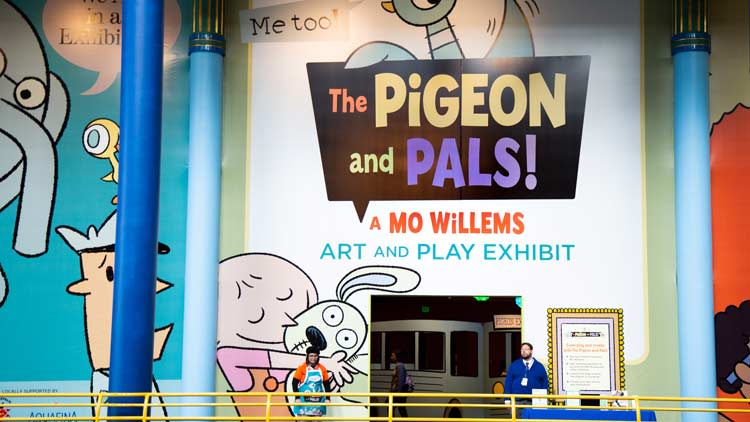 Pigeon and Pals Facade at the Childrens Museum