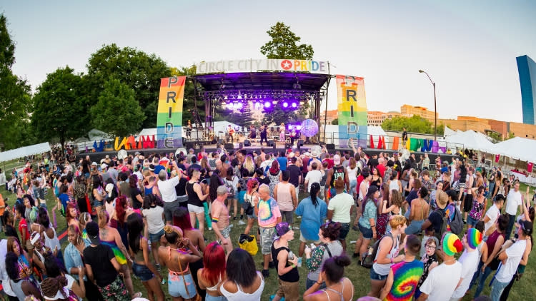 Indy Pride Festival at Historic Military Park at White River State Park 