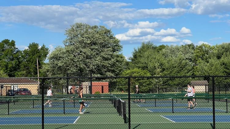 Franklin Park in Plainfield Indiana Pickleball Courts Dog Park
