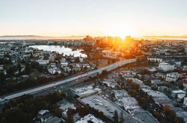 Lake Merritt sunset