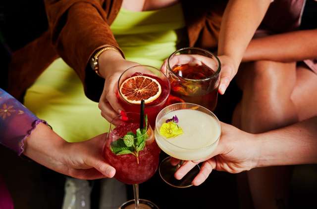 Cocktails at Parche in Oakland California