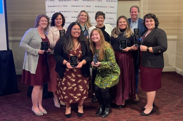 Visit Albuquerque team at the 2023 TopHAT Awards