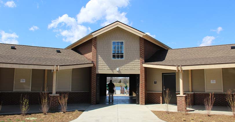 The Busse Woods Welcome Center in Chicago Northwest