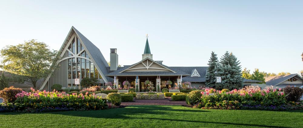 Front entrance to the Abbey Resort