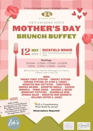 Flyer for Libs Grill mothers day lunch