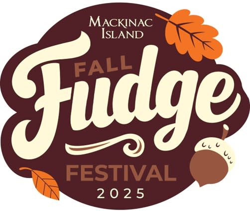 2025 Mackinac Island Fall Fudge Festival logo