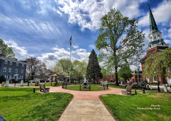 A View of the circle in Nazareth, PA