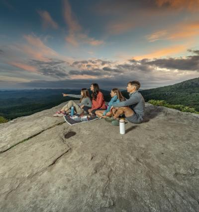 Family at Rough Ridge