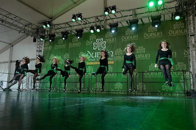 Irish Dancers at the Dublin Irish Festival