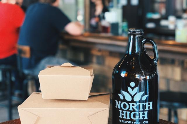 Beer and takeout