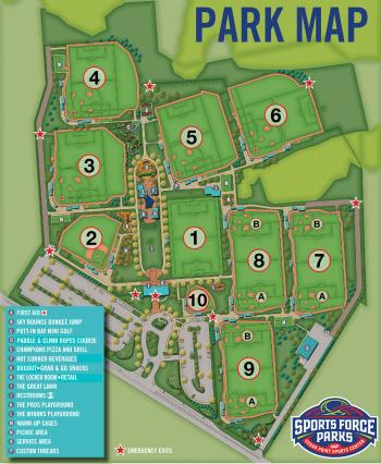 Sports Force Park map