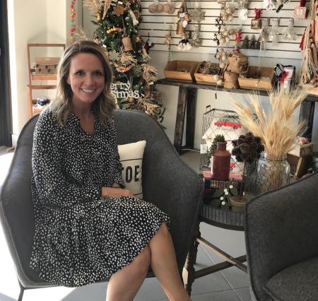 Inspired Home and Gifts Owner Casey Smitherman