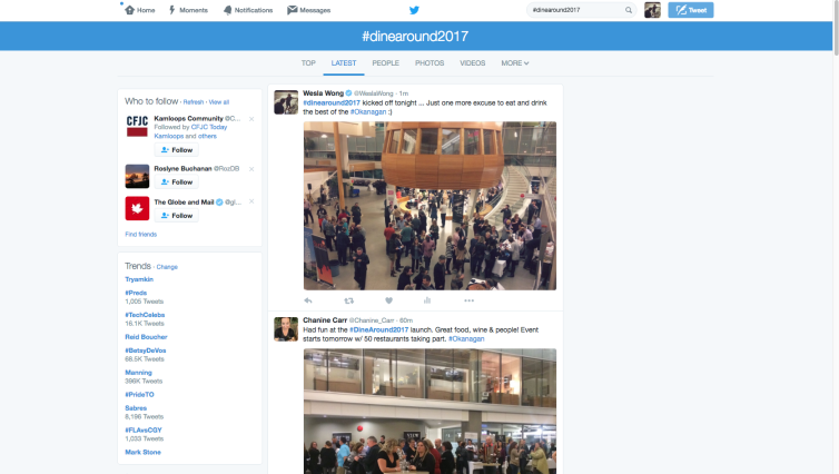Twitter #DineAround