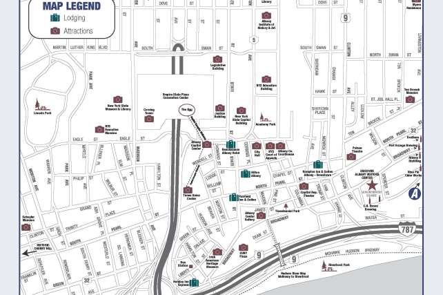 2020 Downtown Albany Map