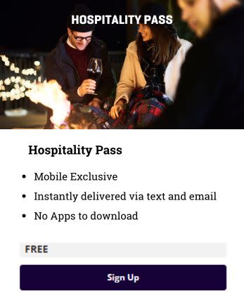 Hospitality Pass - Bandwango