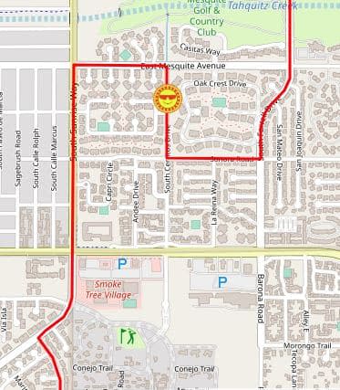 deepwell bike ride map