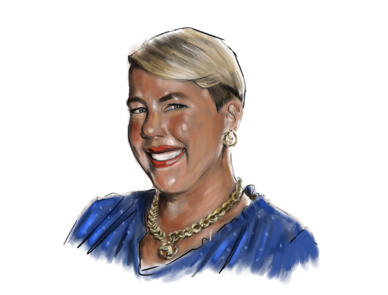 Illustration of woman