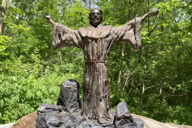 Artist: Mic Carlson Location: St. Francis of Assisi Sculpture Park Medium: Bronze
