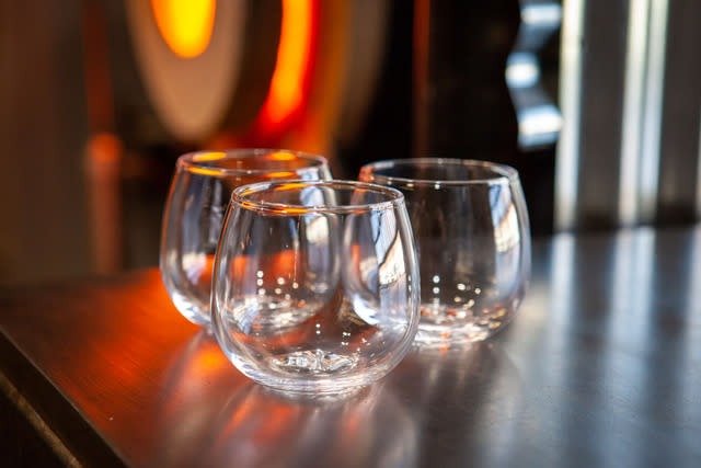 Handblown Glassware at AO Glass in Burlington's South End