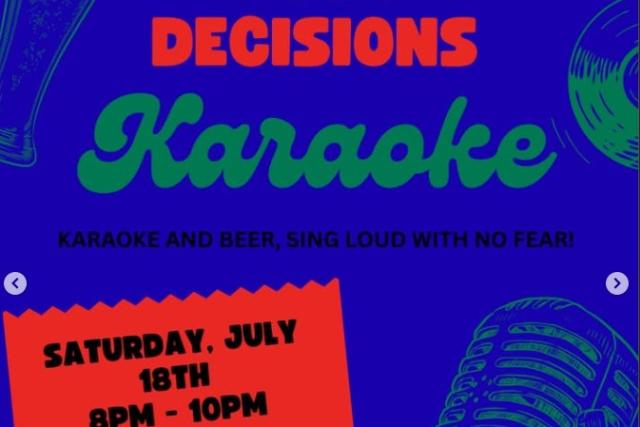 Pour Decisions Karaoke