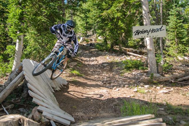 Mountain biking at Brian Head Resort in Cedar City, Utah