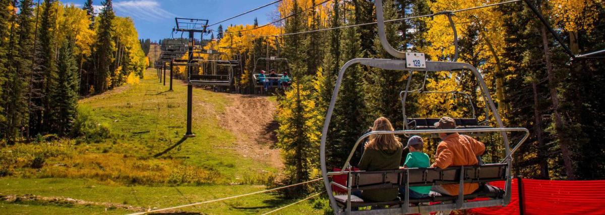 Fall Chairlift Ski Santa Fe