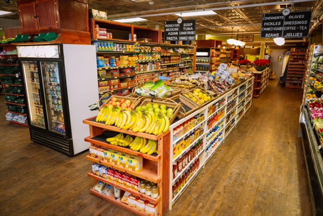 Doud’s Market on Mackinac Island stocks a wide variety of food and cooking items for special dietary needs.