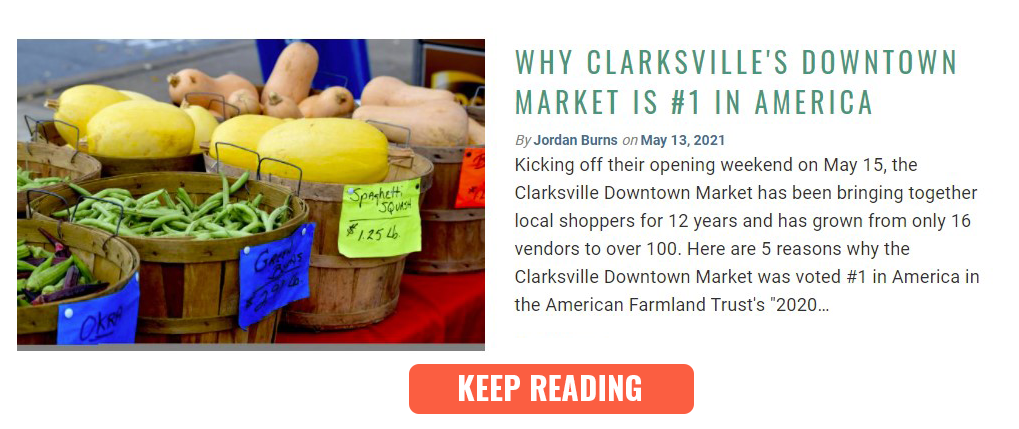 photo of produced with a blog about downtown market
