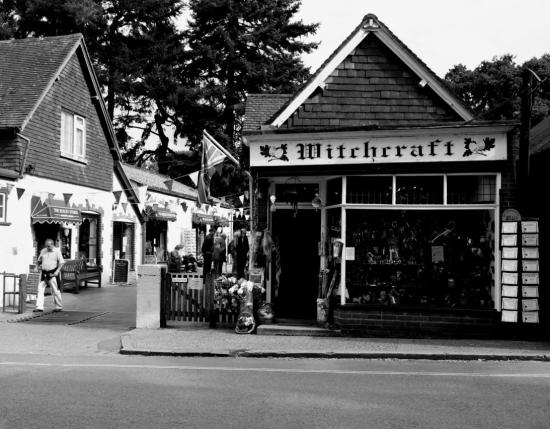 Exterior of Witchcraft shop in Burley