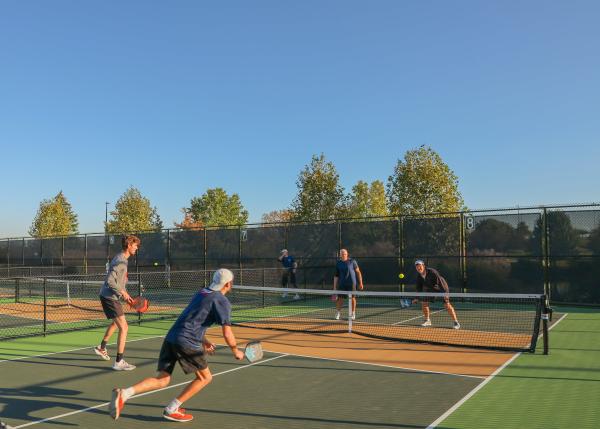 Dublin Residents Playin Pickleball