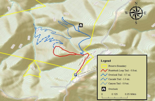 Poor Mountain Natural Area Preserve Trail Map