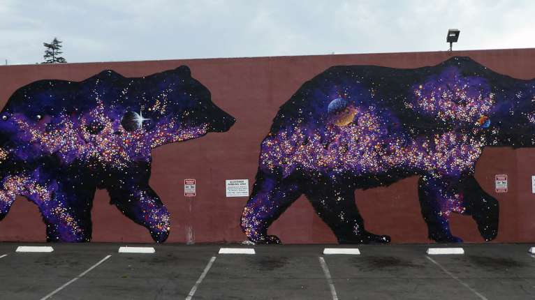 Space Bears Mural