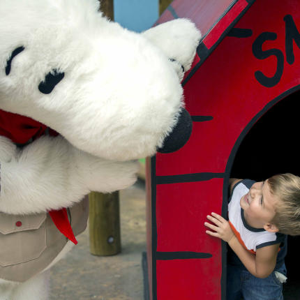 Snoopy at Knott's Berry Farm's Camp Snoopy