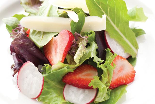Spring Salad with Raspberry Dressing