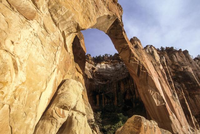 La Ventana Arch in El Malpais National Monument, near Grants