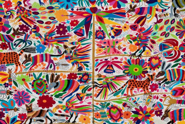 Otomi Textile by Julio Laja Chichicaxtle