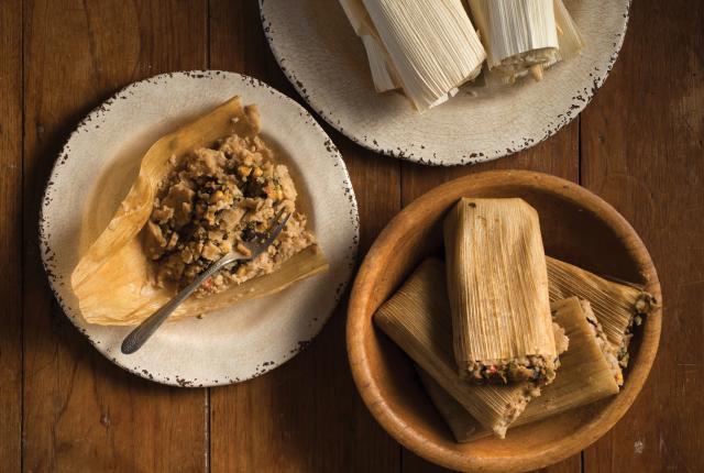 Posa’s El Merendero Tamale Factory and Restaurant makes about 12,000 tamales by hand during the Christmas season.