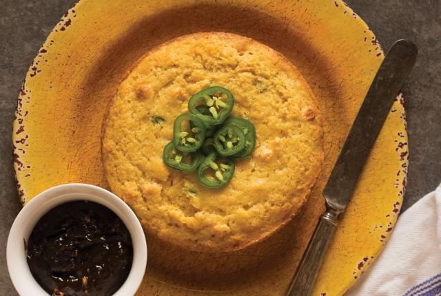 Jalapeno Cornbread with Sorghum Butter