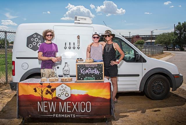 New Mexico Ferments outside of the Rail Yards Market in Albuquerque.