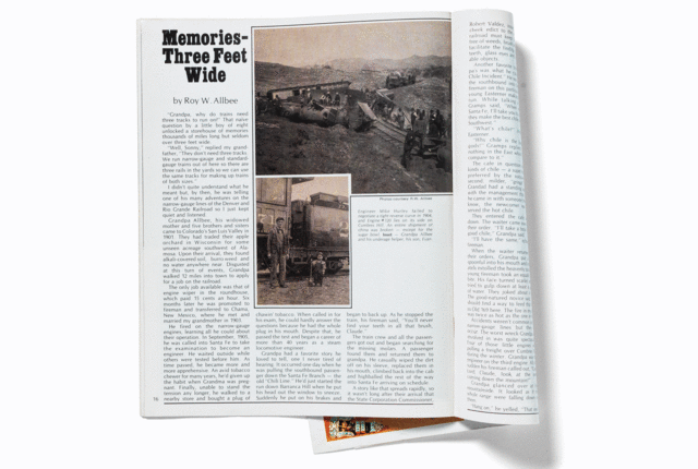 "Memories: Three Feet Wide" was originally published in the June 1975 edition of New Mexico Magazine.