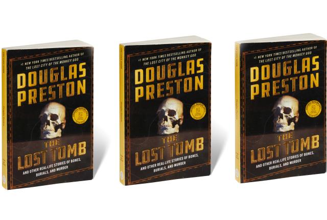 The Lost Tomb by Douglas Preston book cover.