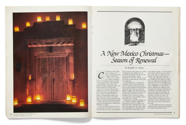 A New Mexico Christmas—Season of Renewal on page 39 from New Mexico Magazine's December 1982 edition.