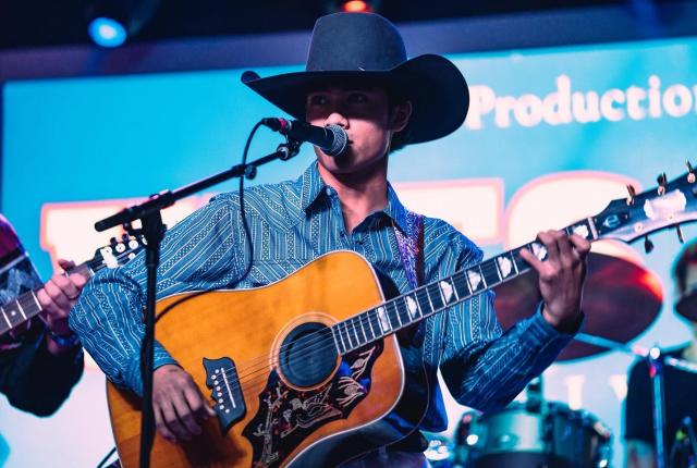 Dzaki Sukarno mixes classic country songs with a modern twist in his original songs.
