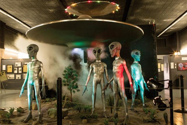 Land at the International UFO Museum & Research Center to investigate on your own.