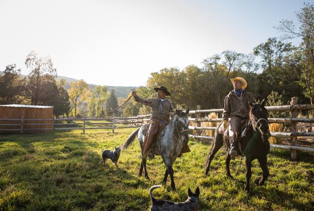 The Equus program at Bishop’s Lodge offers healing via horses.